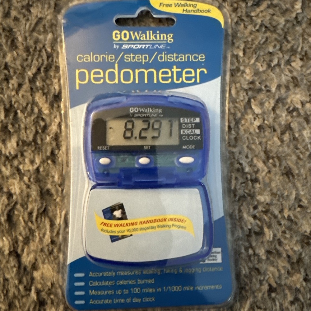 STEP PEDOMETER by GOWalking Sport Line NEW ORIGINALLY PACKED